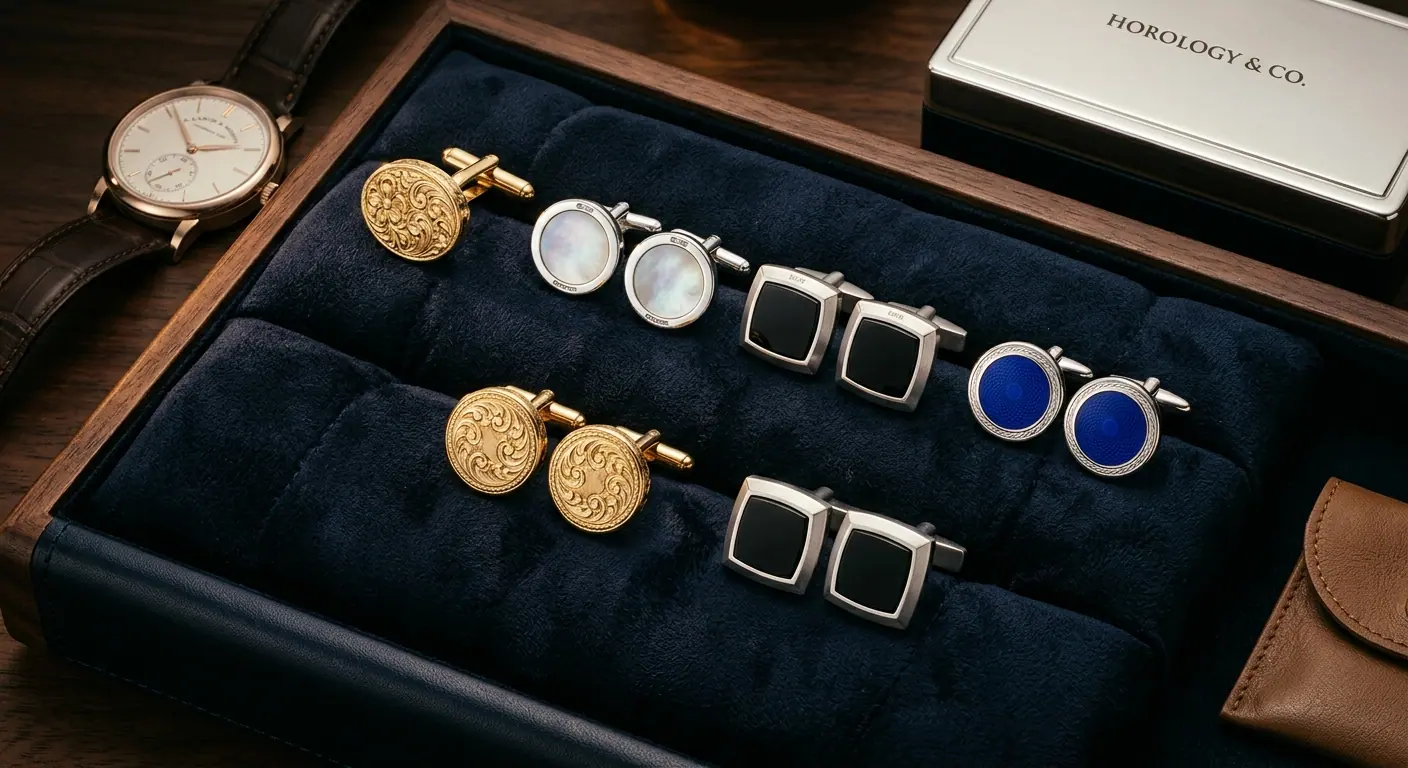 Boutons de manchette premium : guide achat cufflinks luxe
