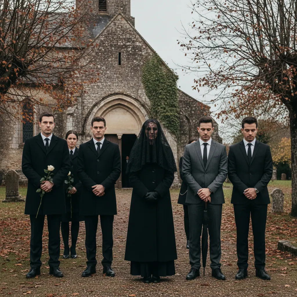 Tenue enterrement : protocole de deuil et tenue noire